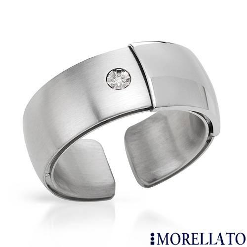 MORELLATO-GENUINE DIAMOND MENS RING- sz9.5